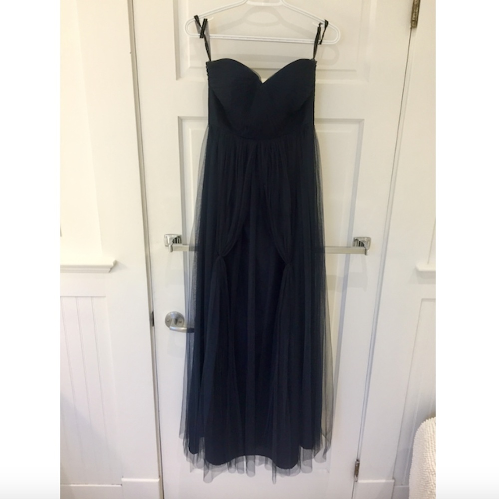 Jenny Yoo Annabelle Convertible Dress (Navy)